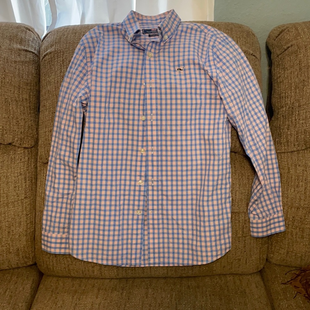 Boys medium vineyard vines polo shirt